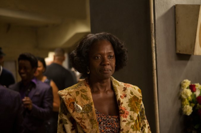 You will see a whole new side of Viola Davis in "Get On Up" sadly you won't see her in the movie that much.