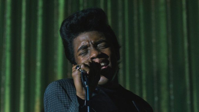 Chadwick Boseman delivers in the film biopic of James Brown's life. Sadly the script doesn't match his performance.